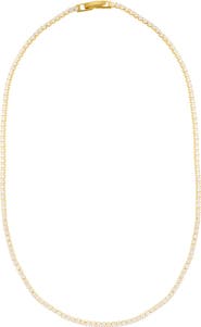 Adornia CZ Tennis Necklace