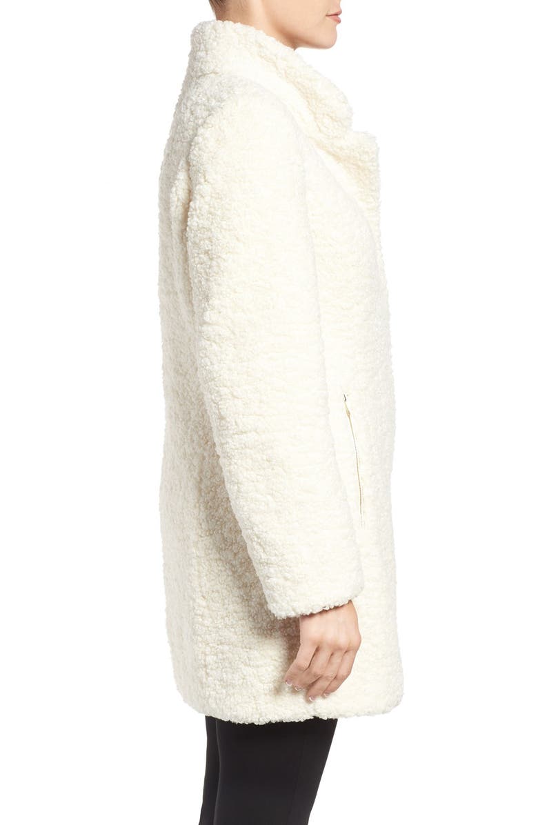 Ivanka Trump Textured Faux Fur Coat, Alternate, color,