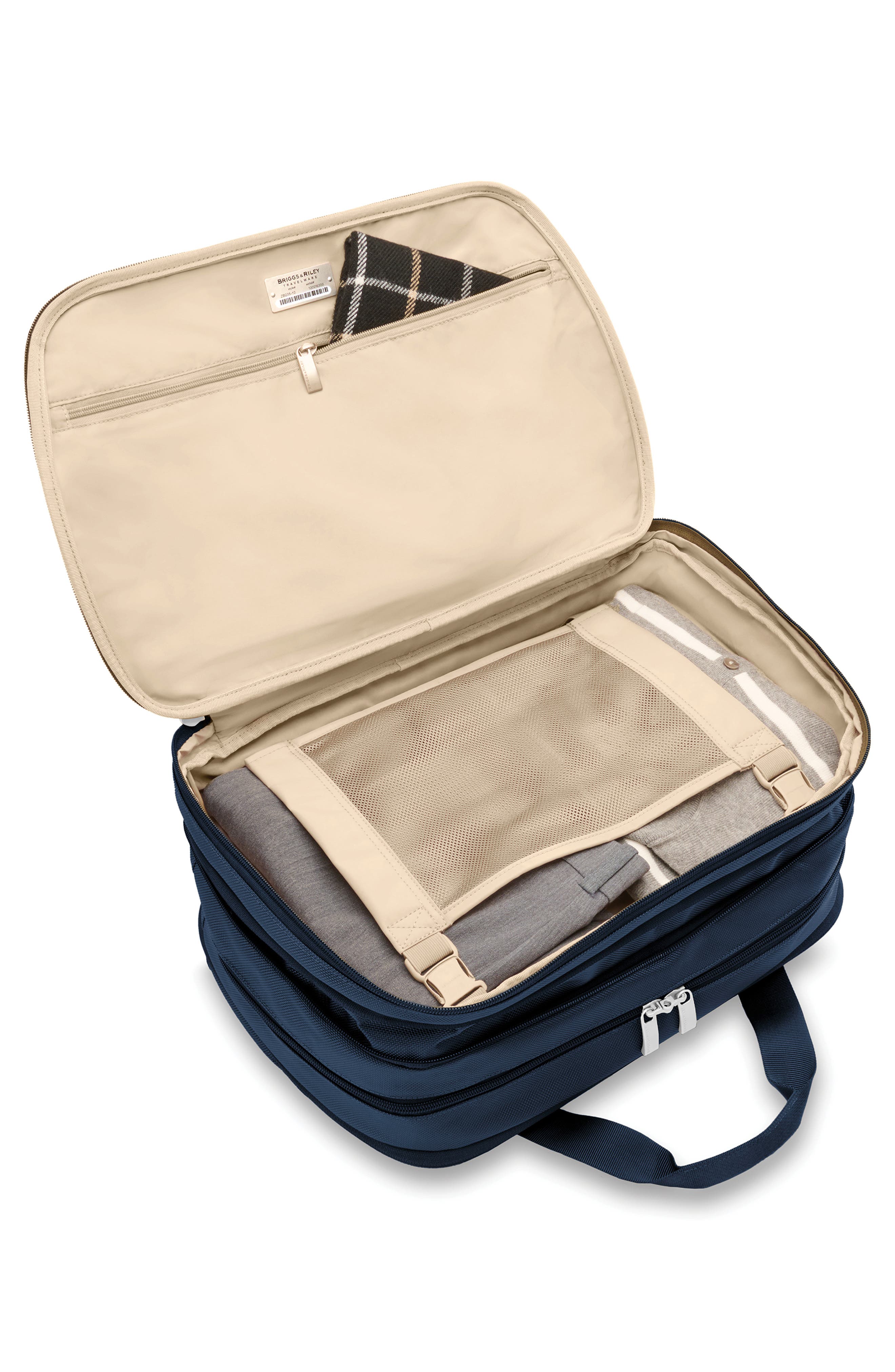 Baseline 17-Inch Expandable Cabin Bag, Alternate, color, NAVY