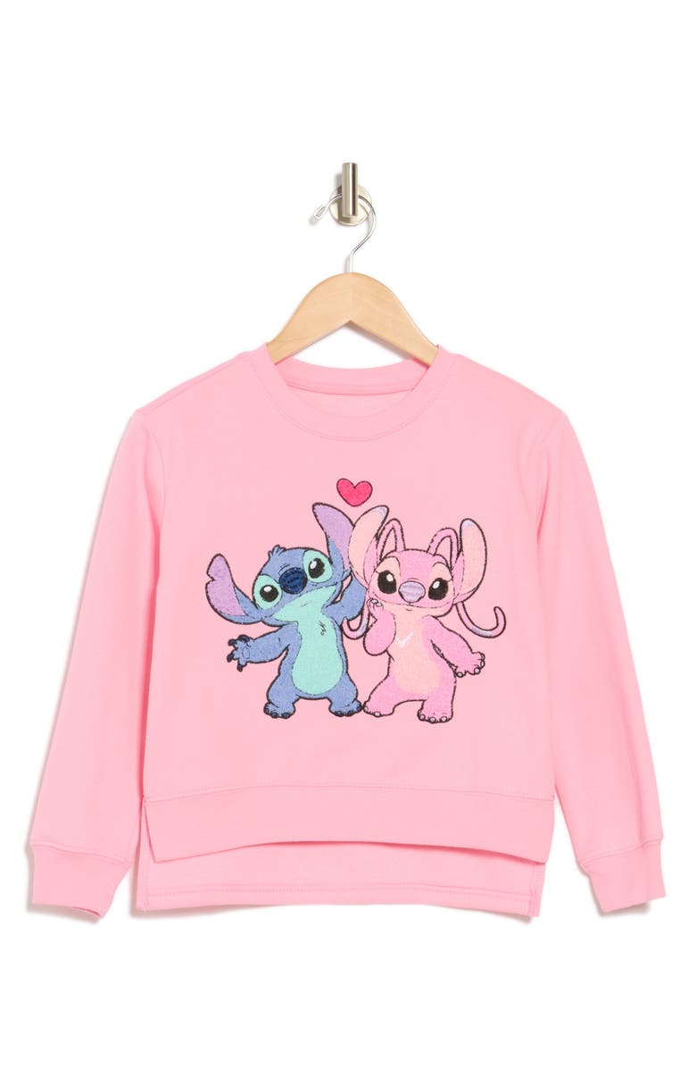 Freeze x Disney<sup>®</sup> Kids' Stitch & Angel Sweatshirt, Main, color,