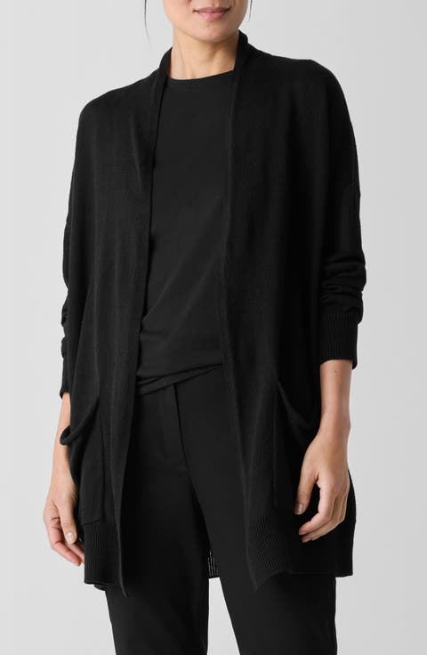 Patch Pocket Organic Linen & Organic Cotton Cardigan