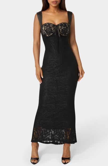 bebe Lace Maxi Dress