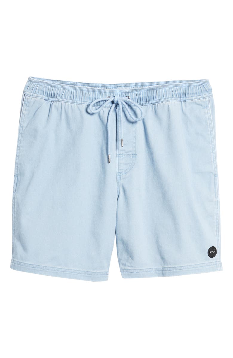 RVCA Escape Solid Shorts, Alternate, color, Deja Blue