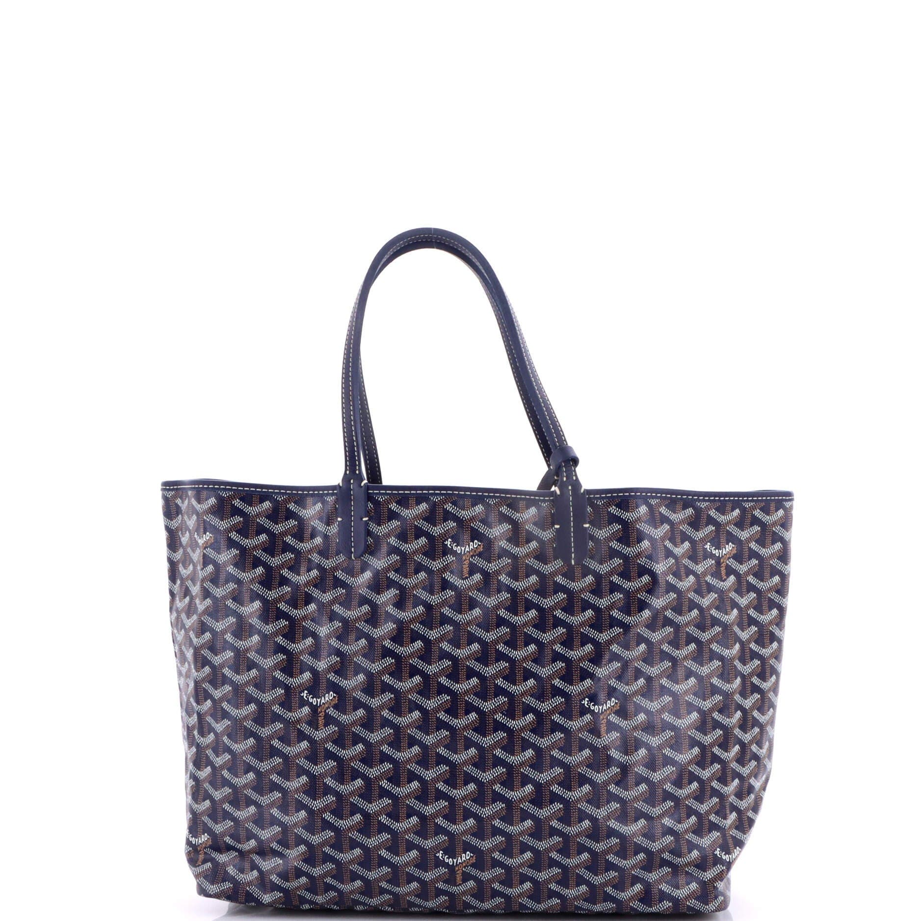 Pre-Owned Goyard Saint Louis Tote Coated Canvas PM, Alternate, color, Blue