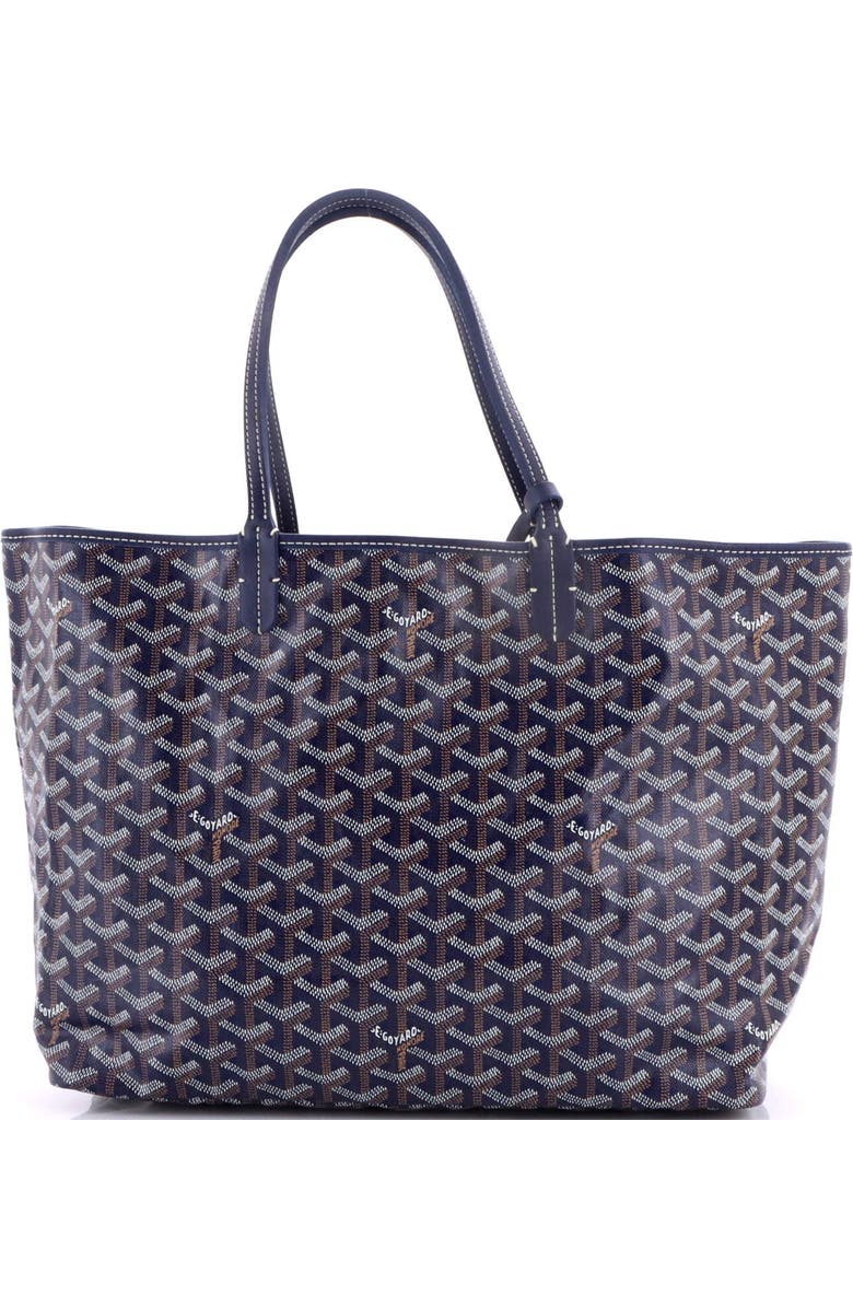 Pre-Owned Goyard Saint Louis Tote Coated Canvas PM, Alternate, color, Blue