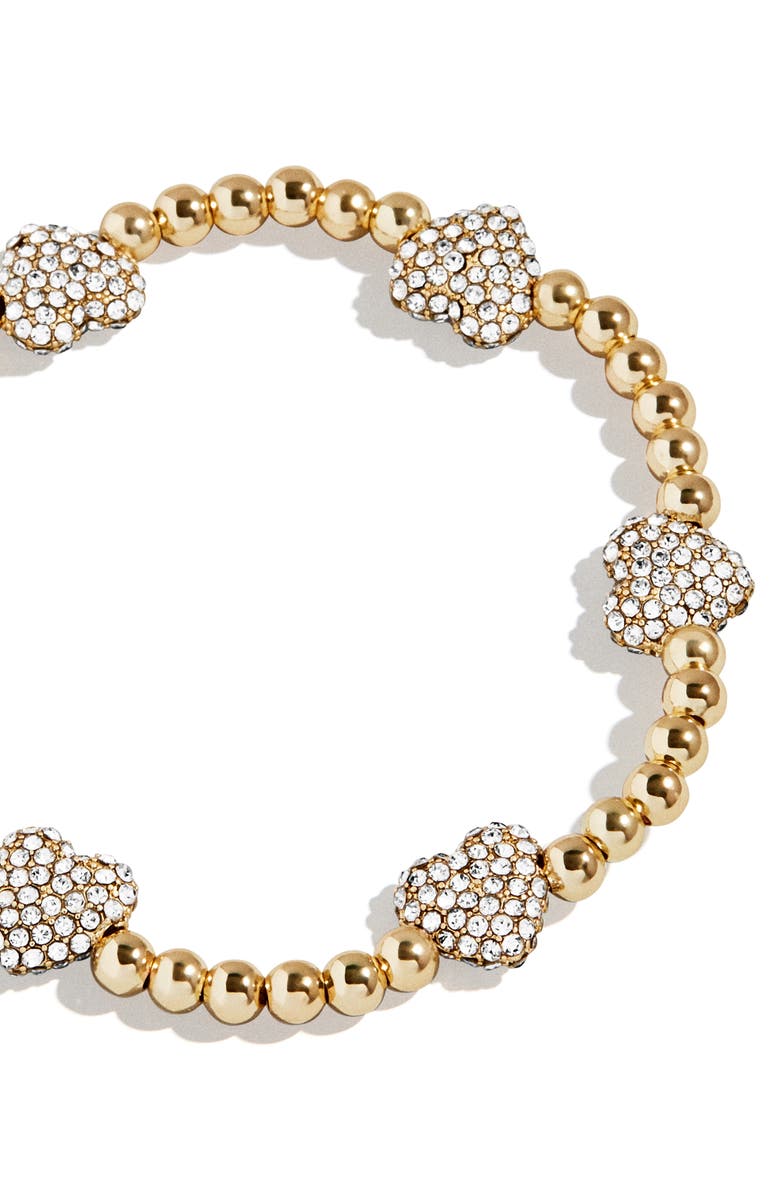Pavé Pisa Station Beaded Bracelet