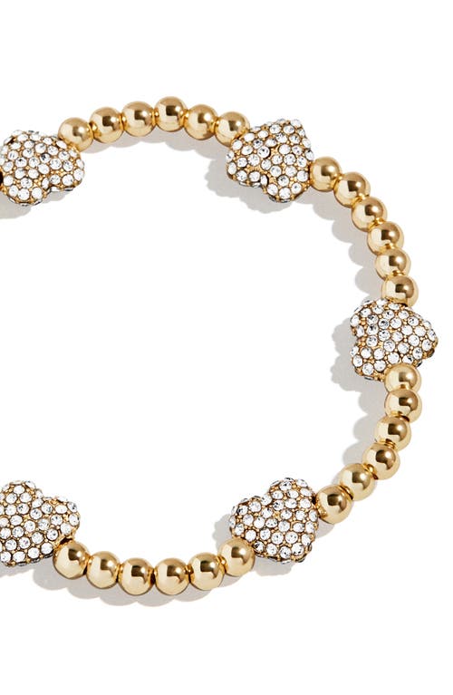 Baublebar Pisa Pavé Heart Station Beaded Bracelet