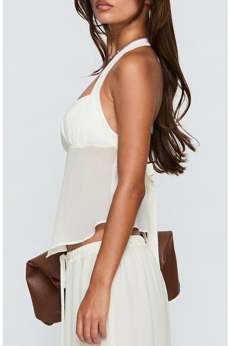 Finesse Halter Top, Alternate, color, YELLOW