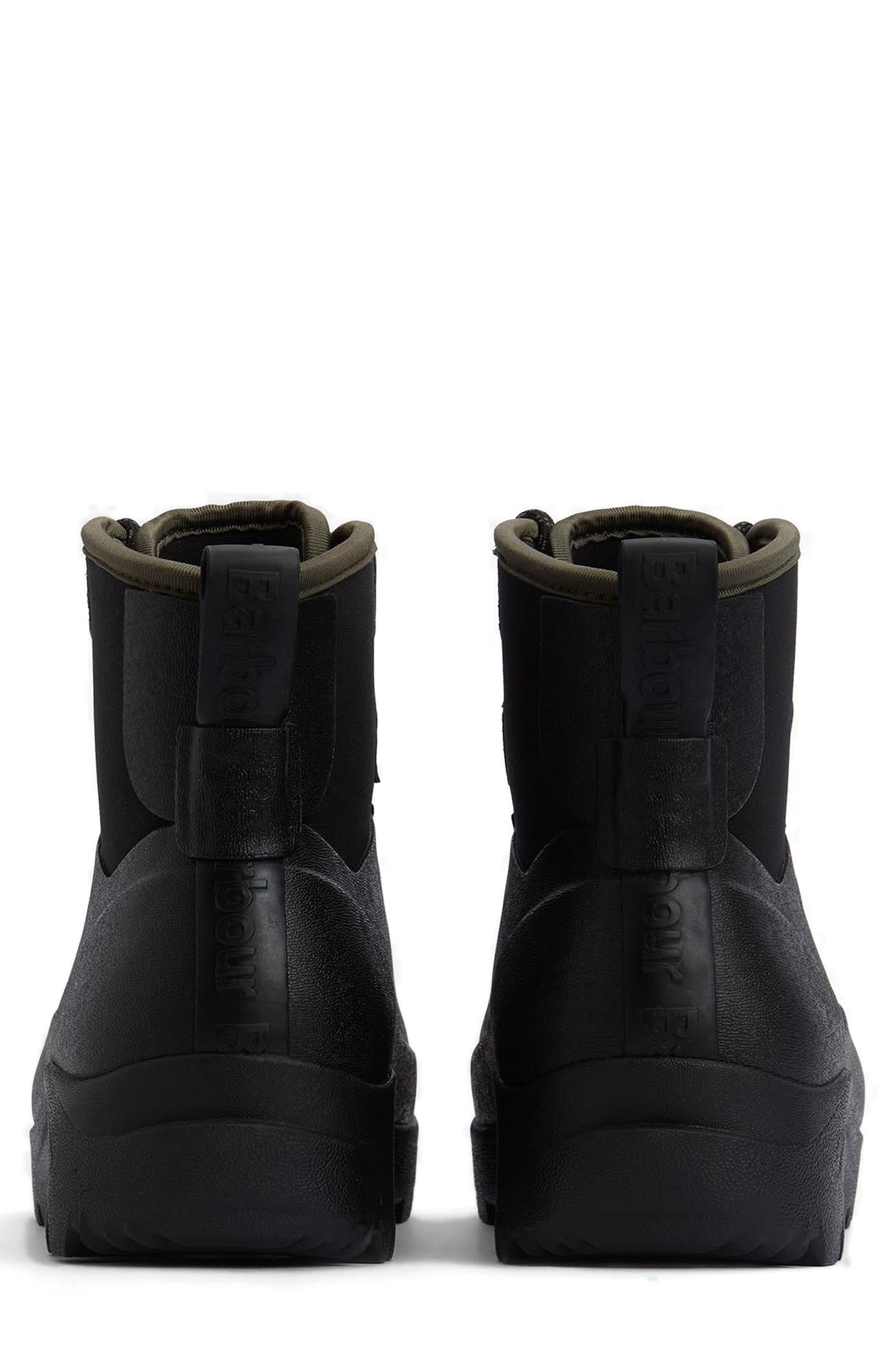 Barbour Marlow Waterproof Hiking Boot, Alternate, color, Black