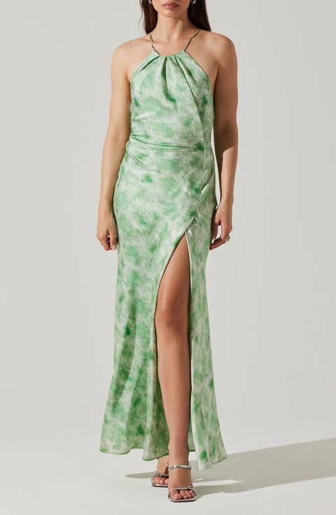 Elynor Floral Print Maxi Dress