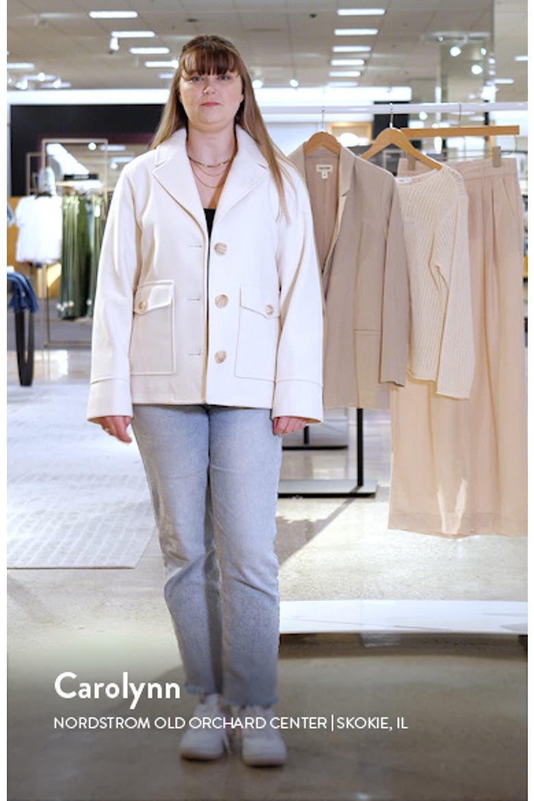 Patch Pocket Short Coat video
