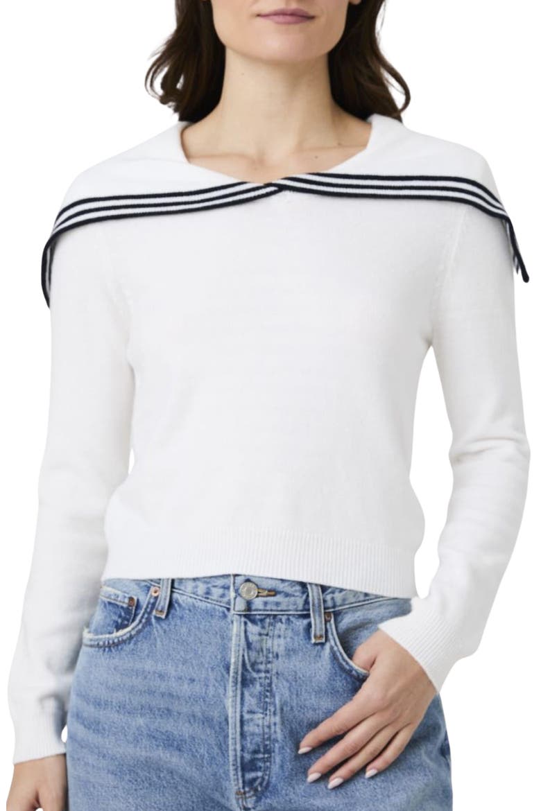 Sailor Sweater, Main, color, CREAM/ NAVY