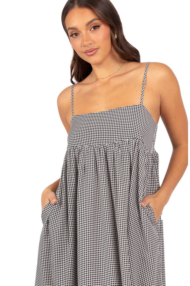 Andy Houndstooth Maxi Dress, Alternate, color, HERRINGBONE