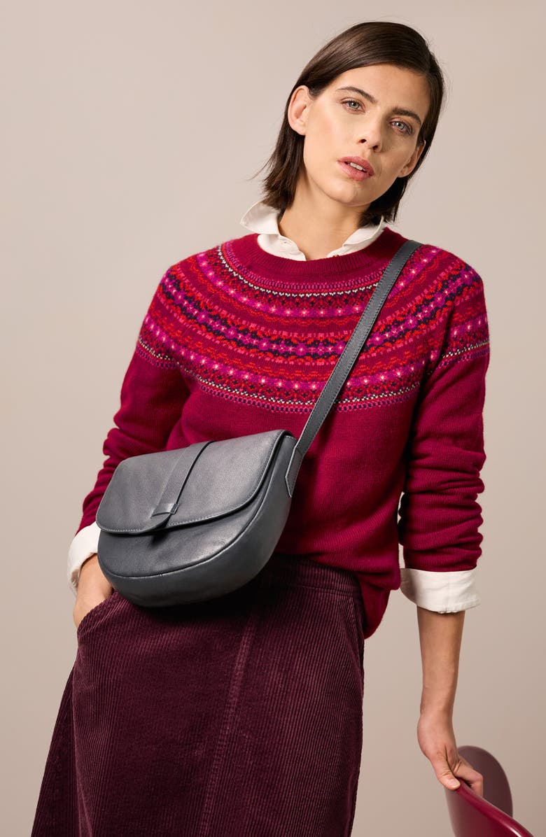 Seasalt Cornwall Sea's Edge Fair Isle Merino Wool Blend Sweater, Alternate, color,