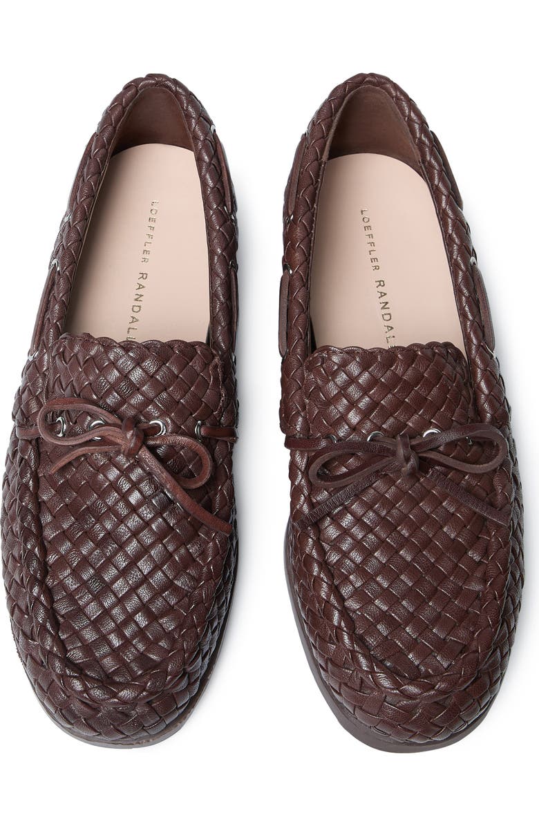 Loeffler Randall Minnie Leather Moccasin, Alternate, color, Espresso