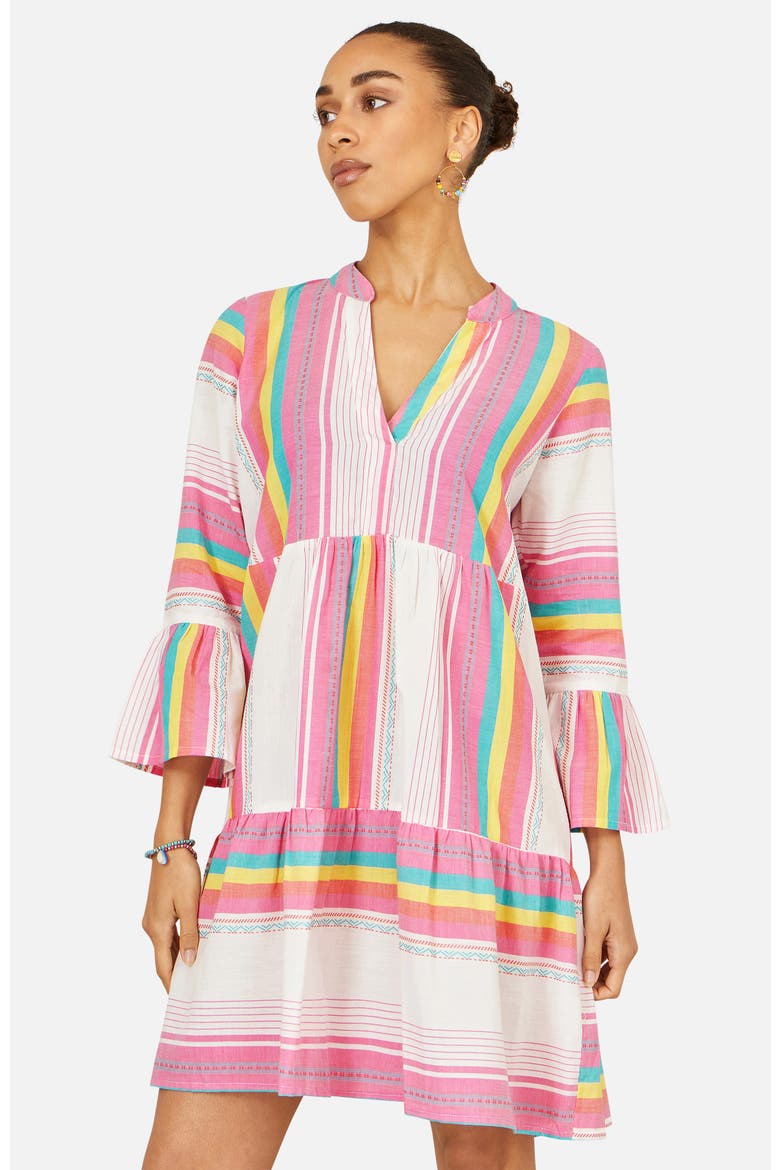Cotton Tunic Dress, Main, color, Multi