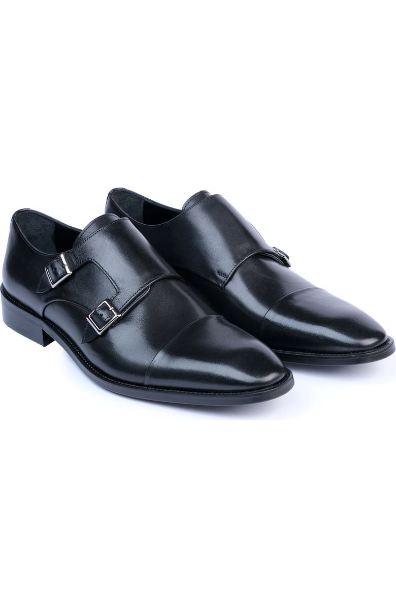 VELLAPAIS Zante Double Monk Strap Loafer, Alternate, color,