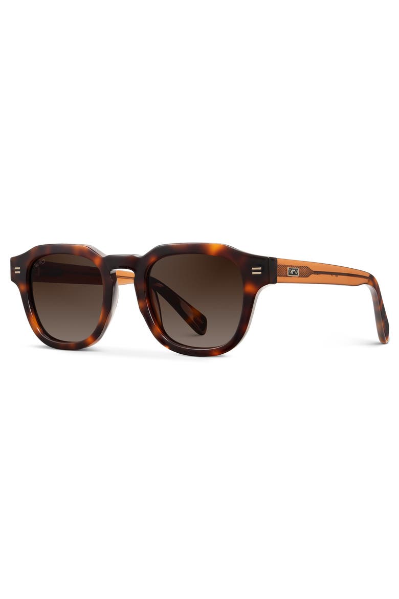 Nelson - 48mm Classic Square Polarized Sunglasses, Alternate, color, Havana Tortoise