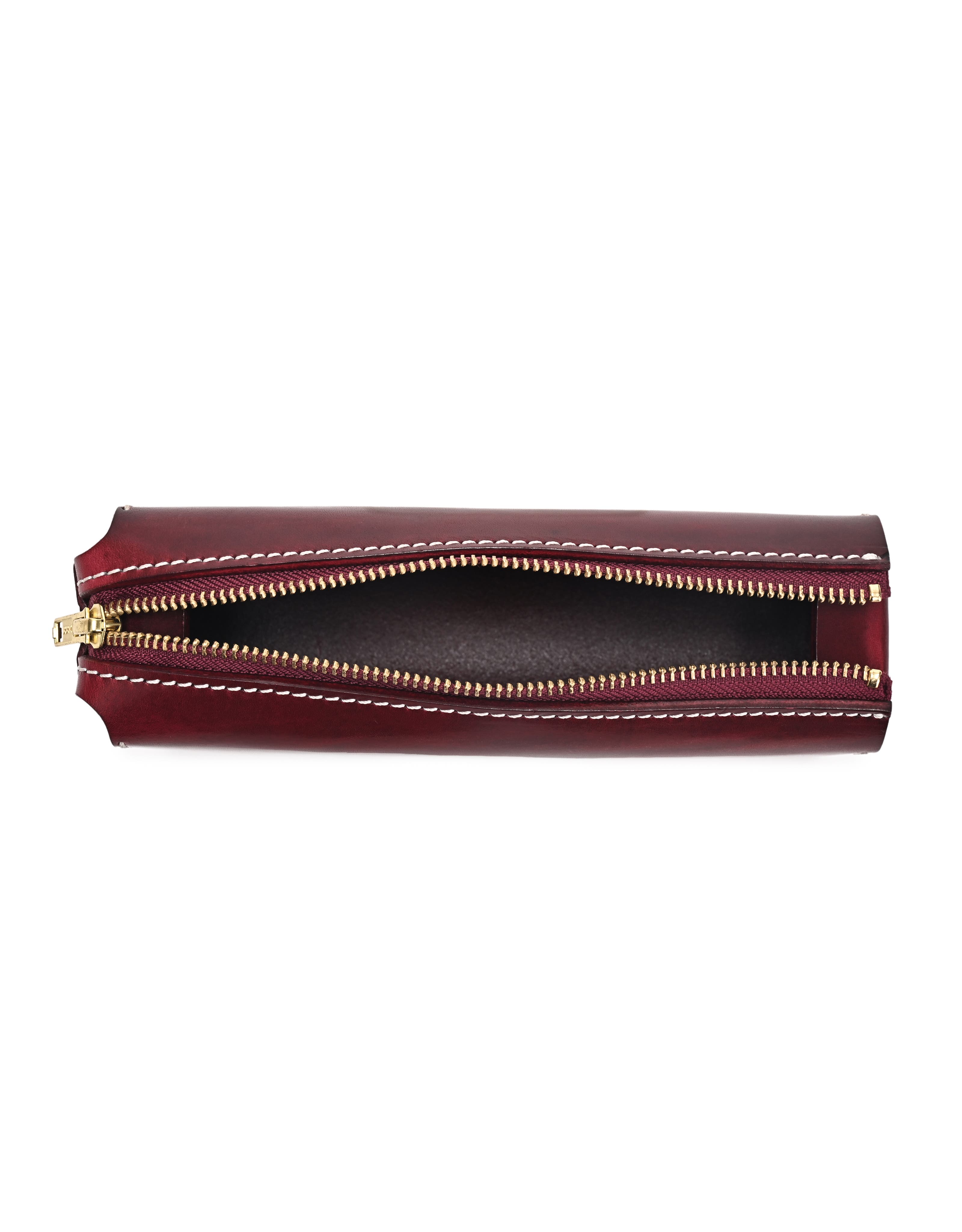 Portable Genuine Leather Utility Box, Alternate, color, Maroon