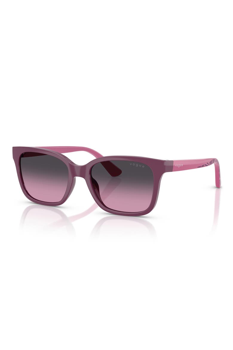 49mm Rectangular Sunglasses, Alternate, color, PURPLE