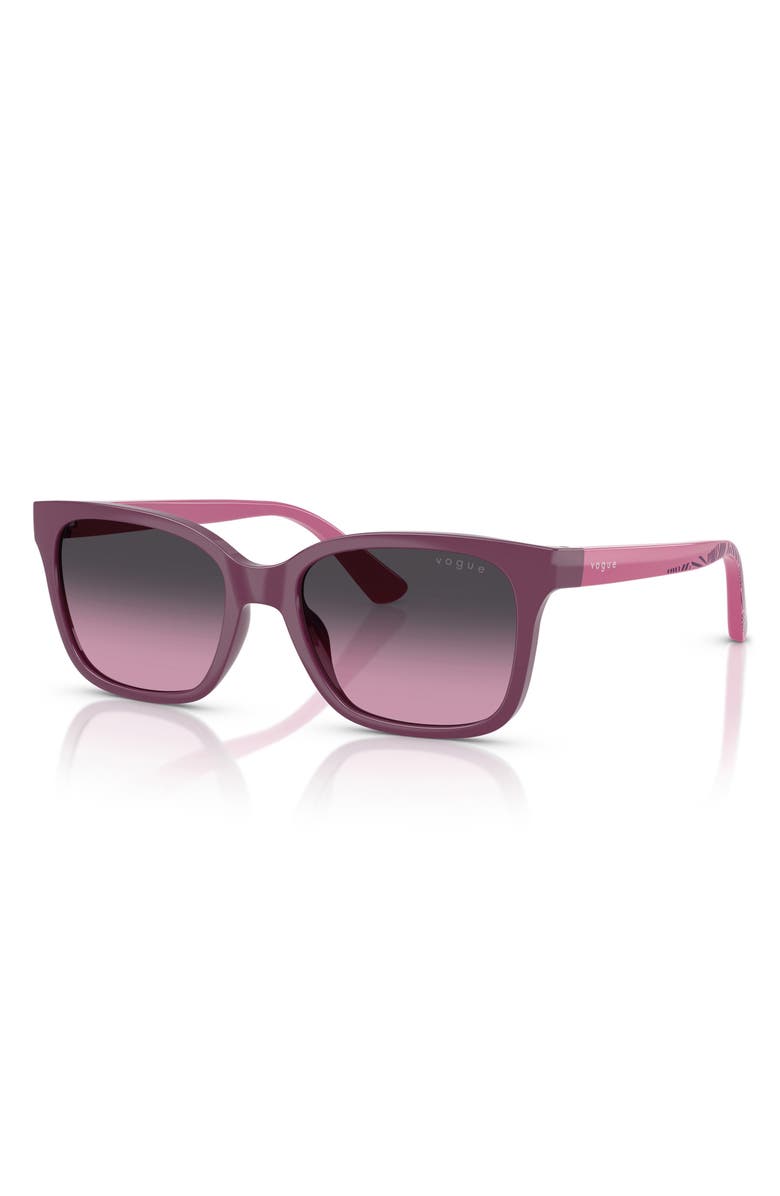 VOGUE 49mm Rectangular Sunglasses, Alternate, color, Purple