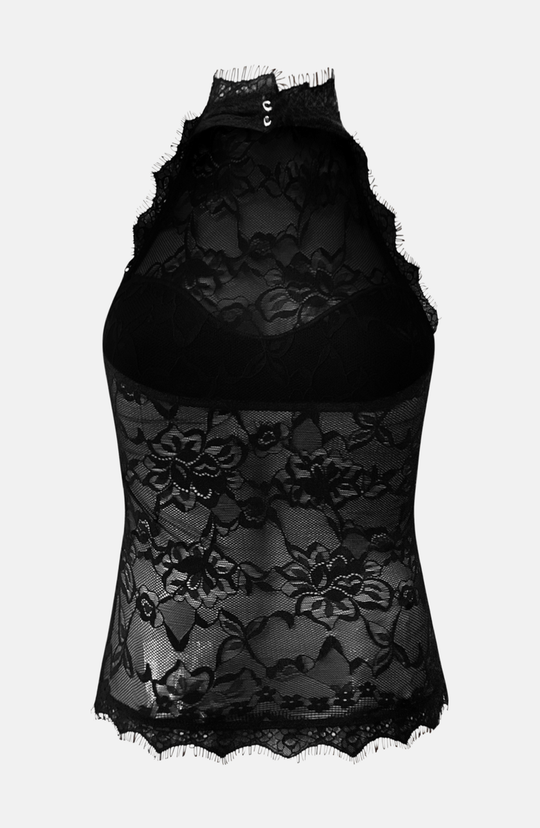 OW Collection SELAH Lace Top, Alternate, color, Black