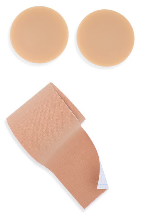 Shape Tape Rounds Waterproof Silicone Nipple Covers & Body Sculpt Tape Kit