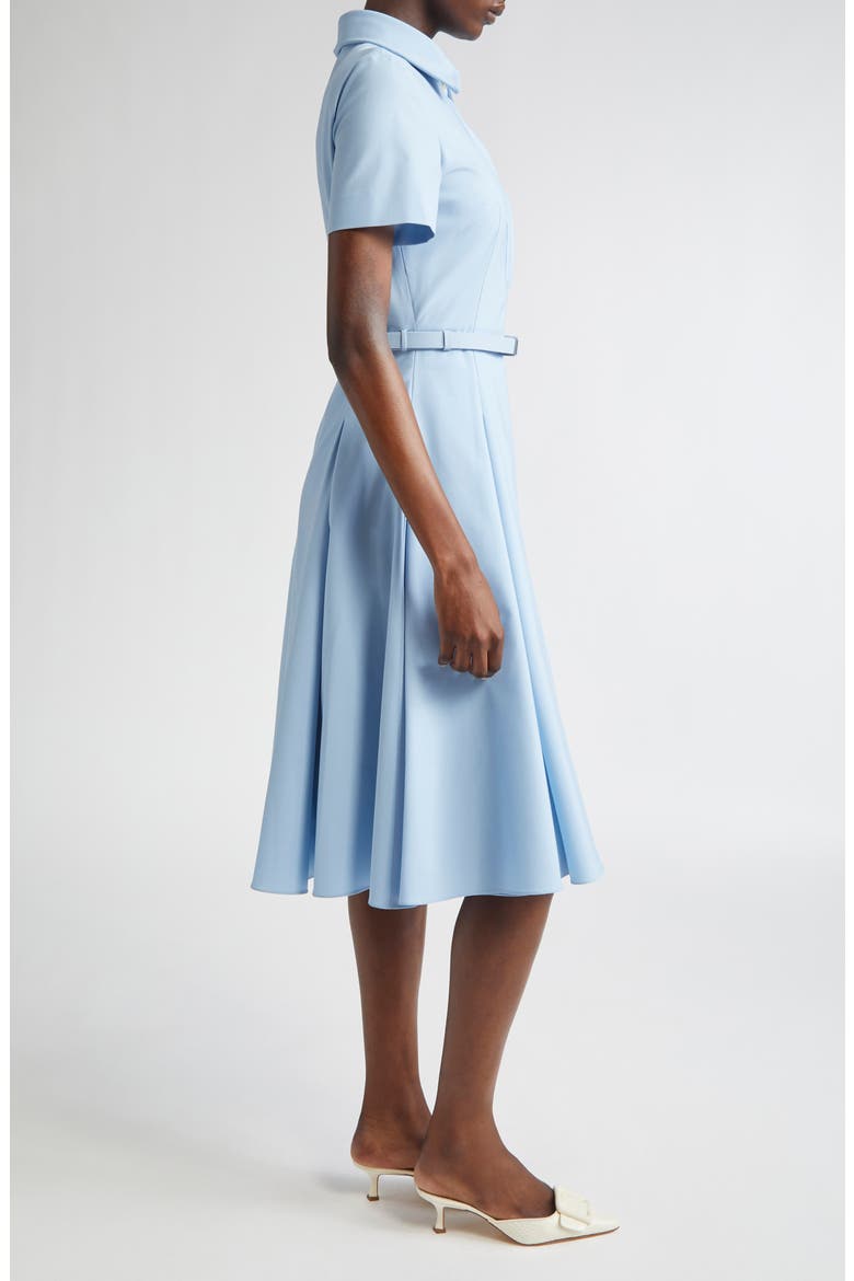 Iwona Belted Midi Shirtdress, Alternate, color, BLUE