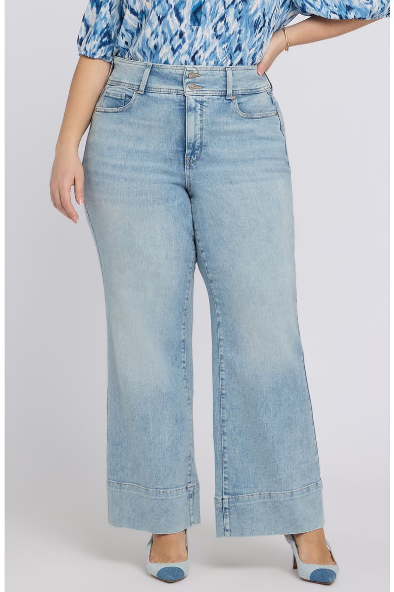 Teresa Wide Hem Wide Leg Jeans, Main, color, KEYS VIEW
