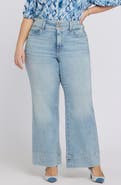 NYDJ Teresa Wide Hem Wide Leg Jeans