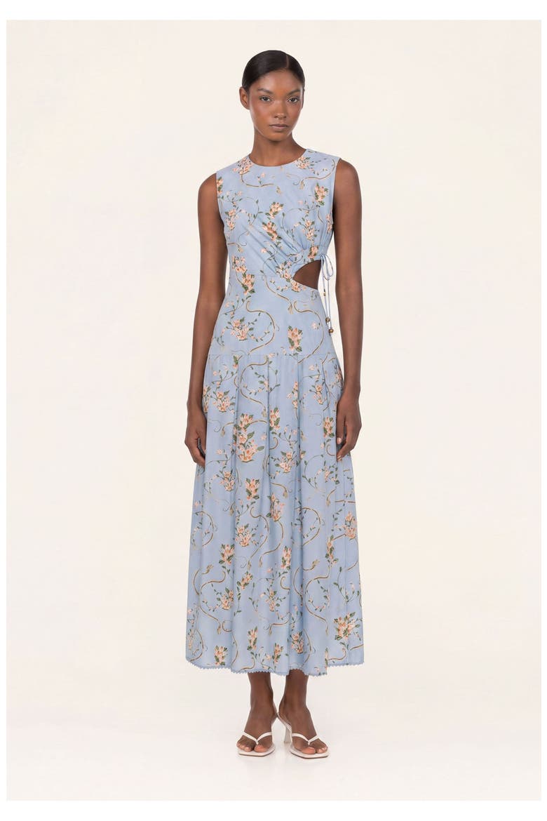 Otoño  Navegante Midi Dress, Alternate, color, Blue