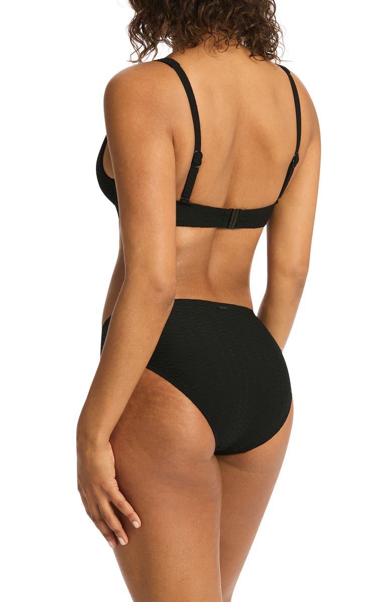 Sea Level Honeycomb Underwire Bikini Top, Alternate, color, 