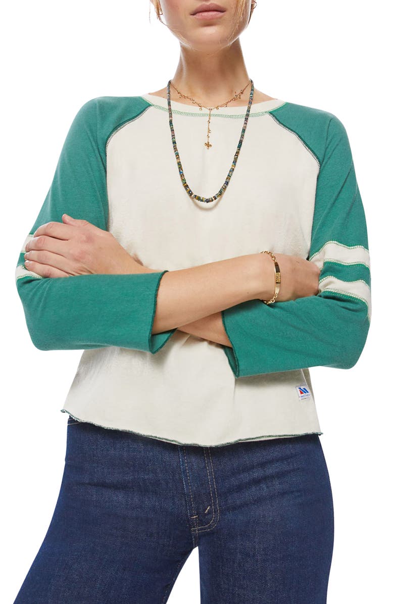 MOTHER The Sporty Raglan Sleeve T-Shirt, Main, color, 