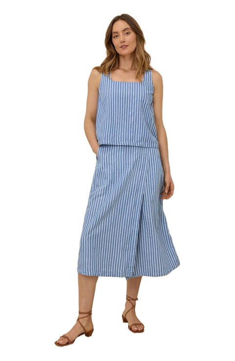 Canopy Linen Wrap Skirt Made with Organic Cotton