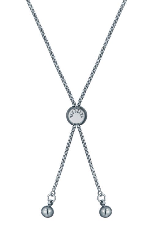 Ted Baker Adoria Crystal Sweetheart Charm Bracelet In Silver Tone/clear Crystal