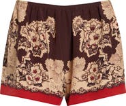 Bode Storybook Silk Tap Shorts