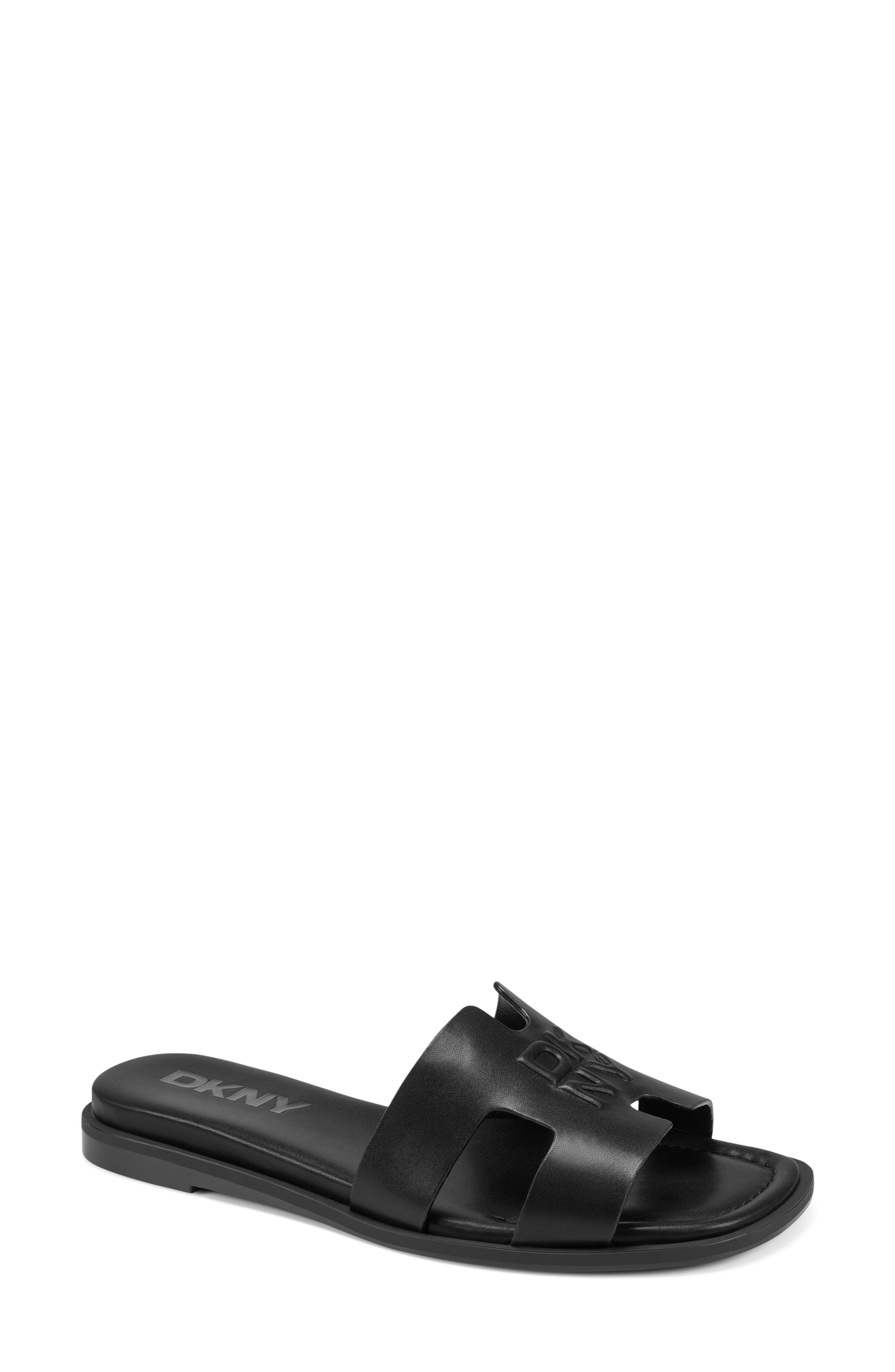 DKNY Columba Slide Sandal, Main, color, Black