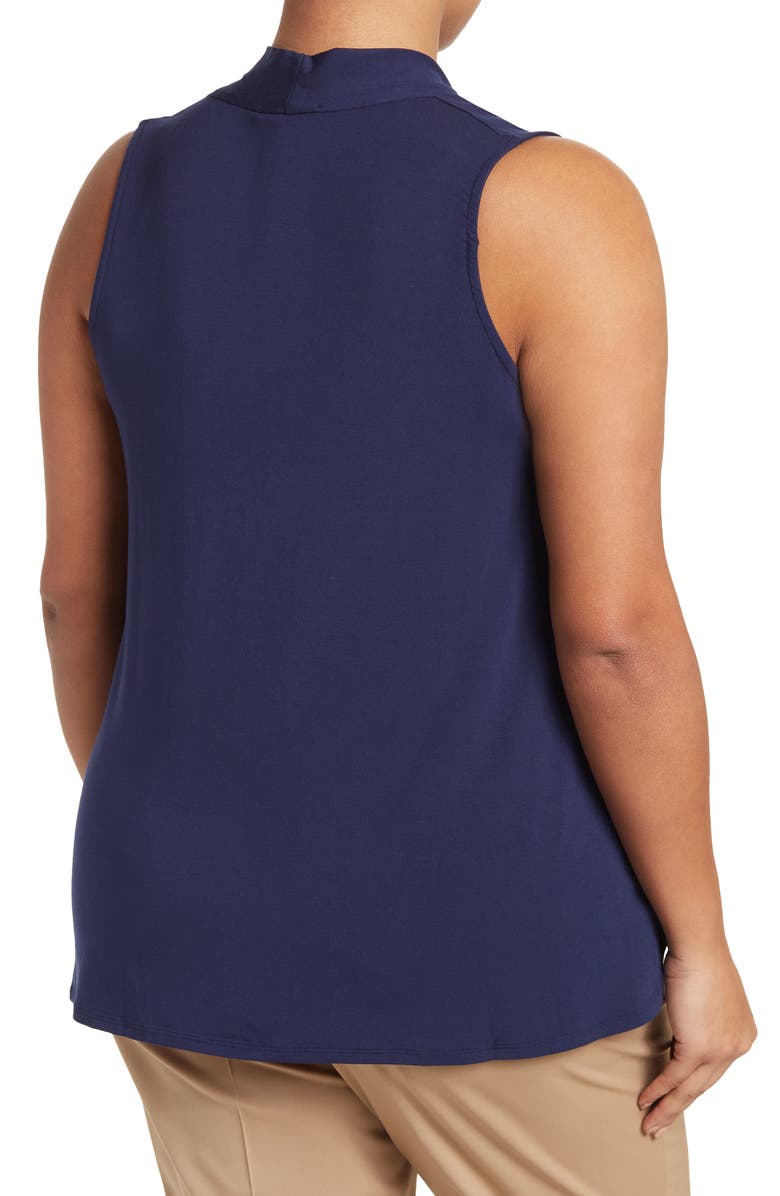 Tart 'Aryn' Sleeveless V-Neck Jersey Top, Alternate, color, Peacoat