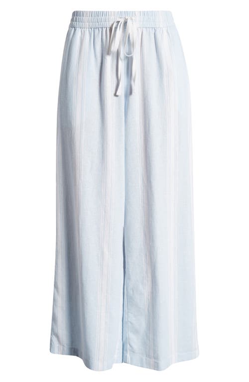 CASLON CASLON® DRAWSTRING WIDE LEG LINEN BLEND PANTS
