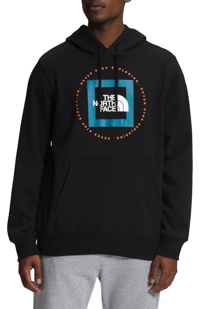 The North Face Never Stop Exploring Logo Graphic Hoodie, Main, color, 