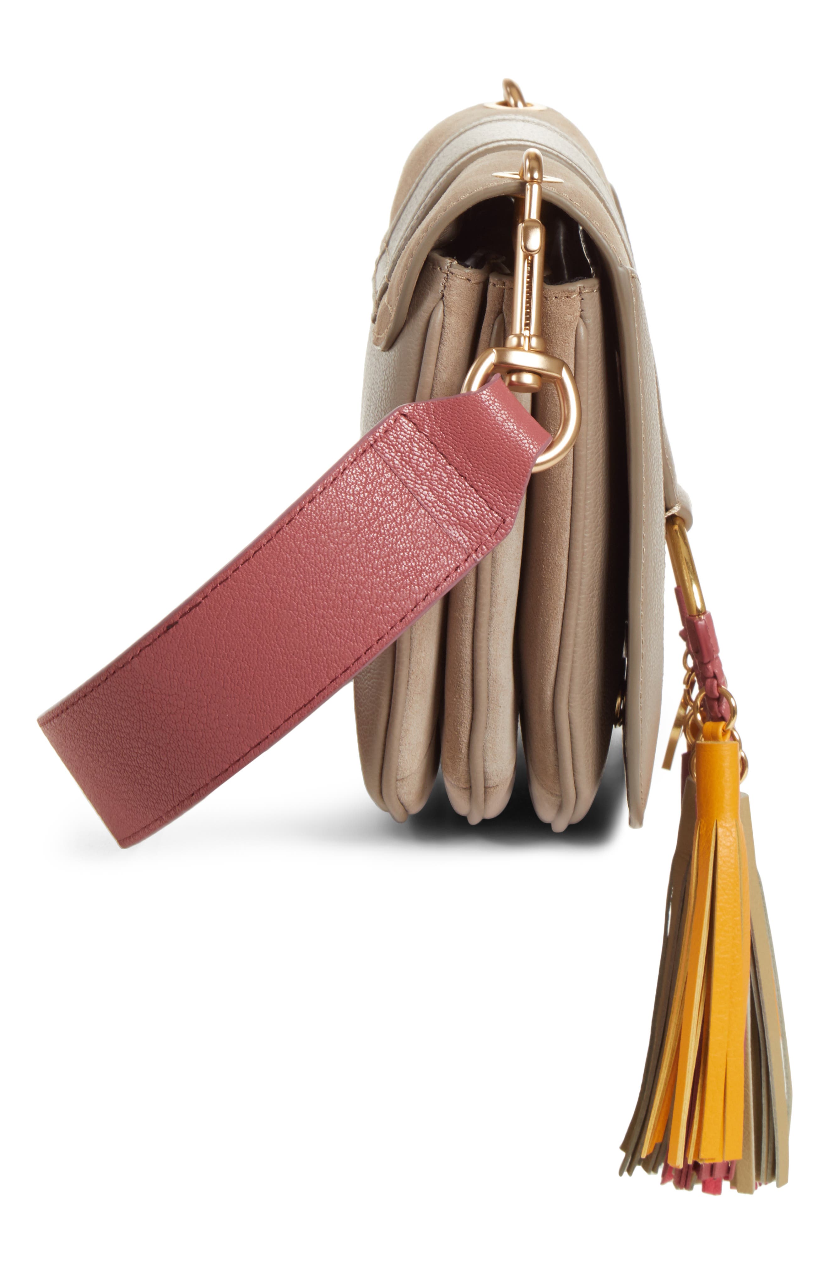 See by Chloé Hana Leather Shoulder Bag, Alternate, color, 