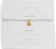 Estella Bartlett Sienna Flower Beaded Stretch Bracelet