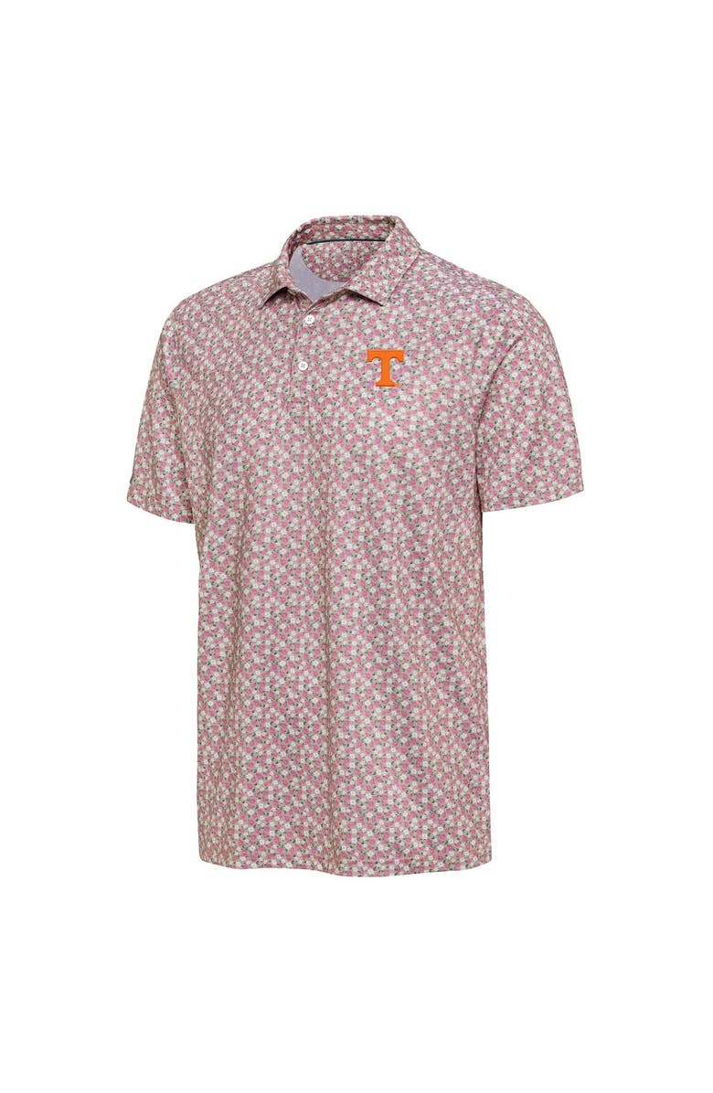 ANTIGUA Men's Antigua  Pink Tennessee Volunteers Desert Dry Dogwood Polo, Alternate, color, Pink