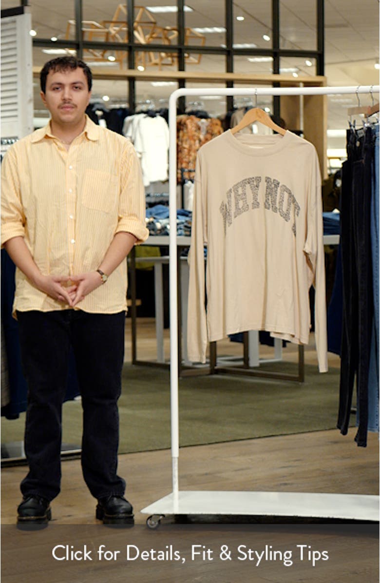 Why Not Long Sleeve Graphic T-Shirt, sales video thumbnail