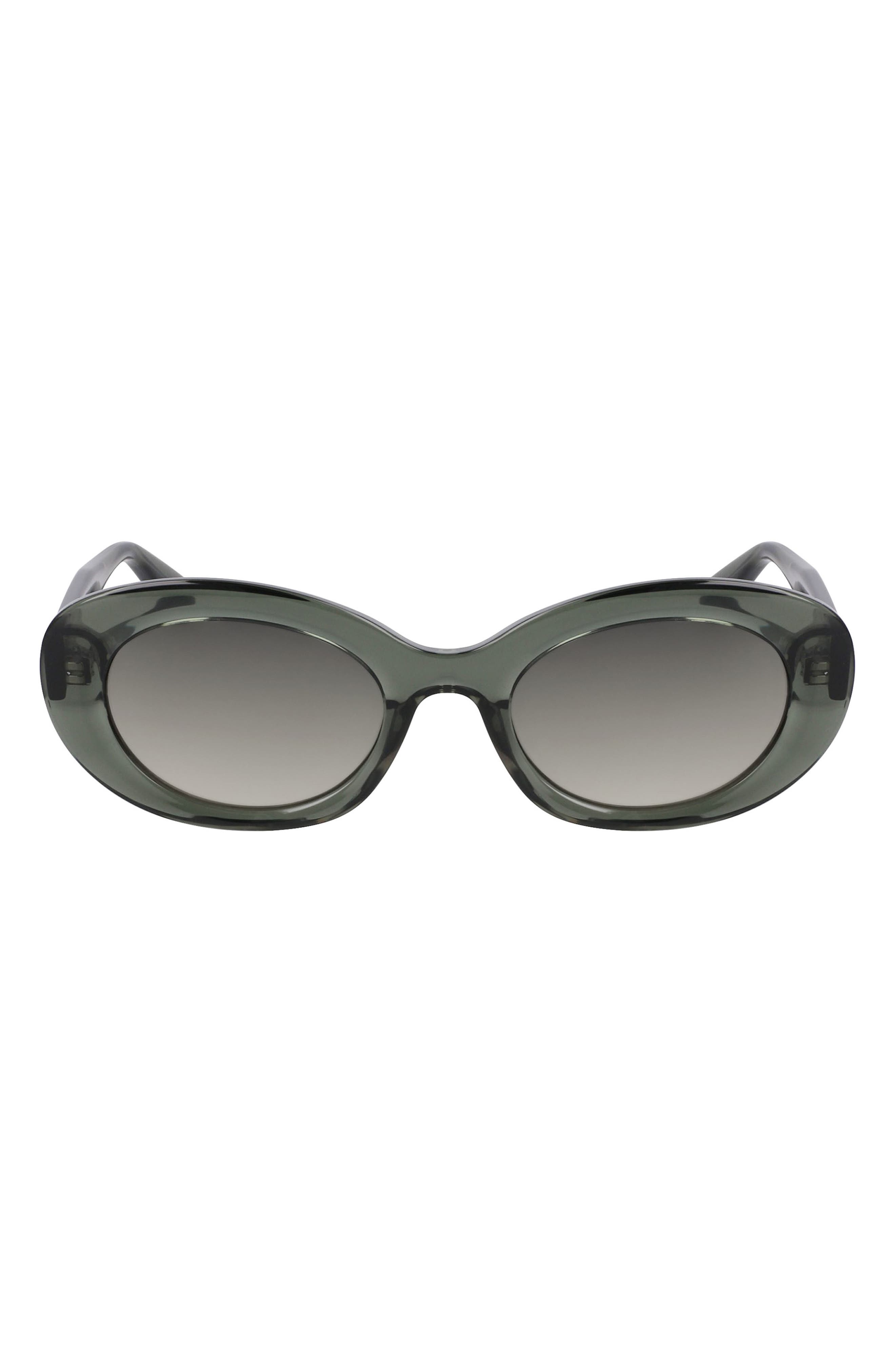 Longchamp Le Pliage 50mm Oval Sunglasses