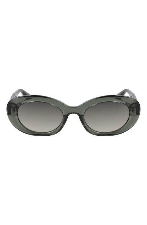 Le Pliage 50mm Oval Sunglasses
