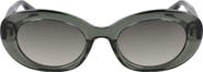 Longchamp Le Pliage 50mm Oval Sunglasses