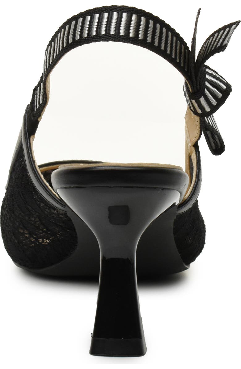 Nicole Miller Illusion Lace Slingback Pump, Alternate, color,