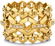 DRIES CRIEL Diamond Link Ring
