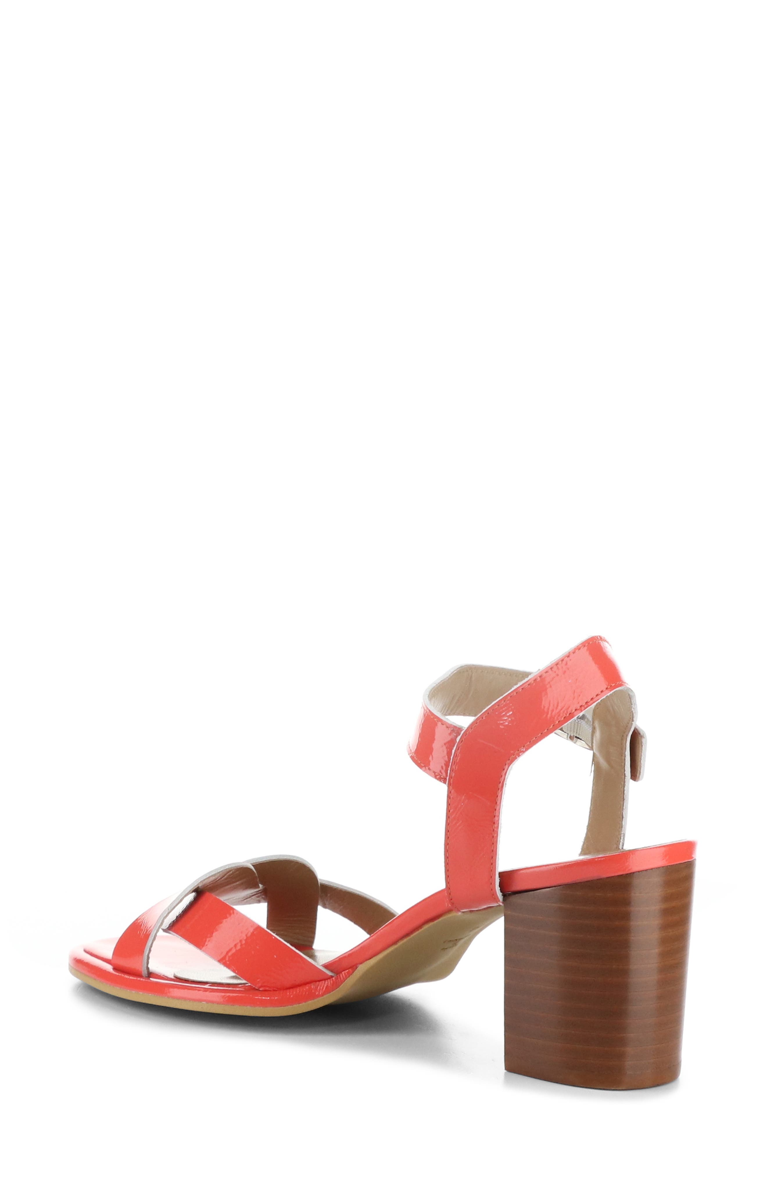 Fly London Moji Ankle Strap Sandal, Alternate, color, Scarlet